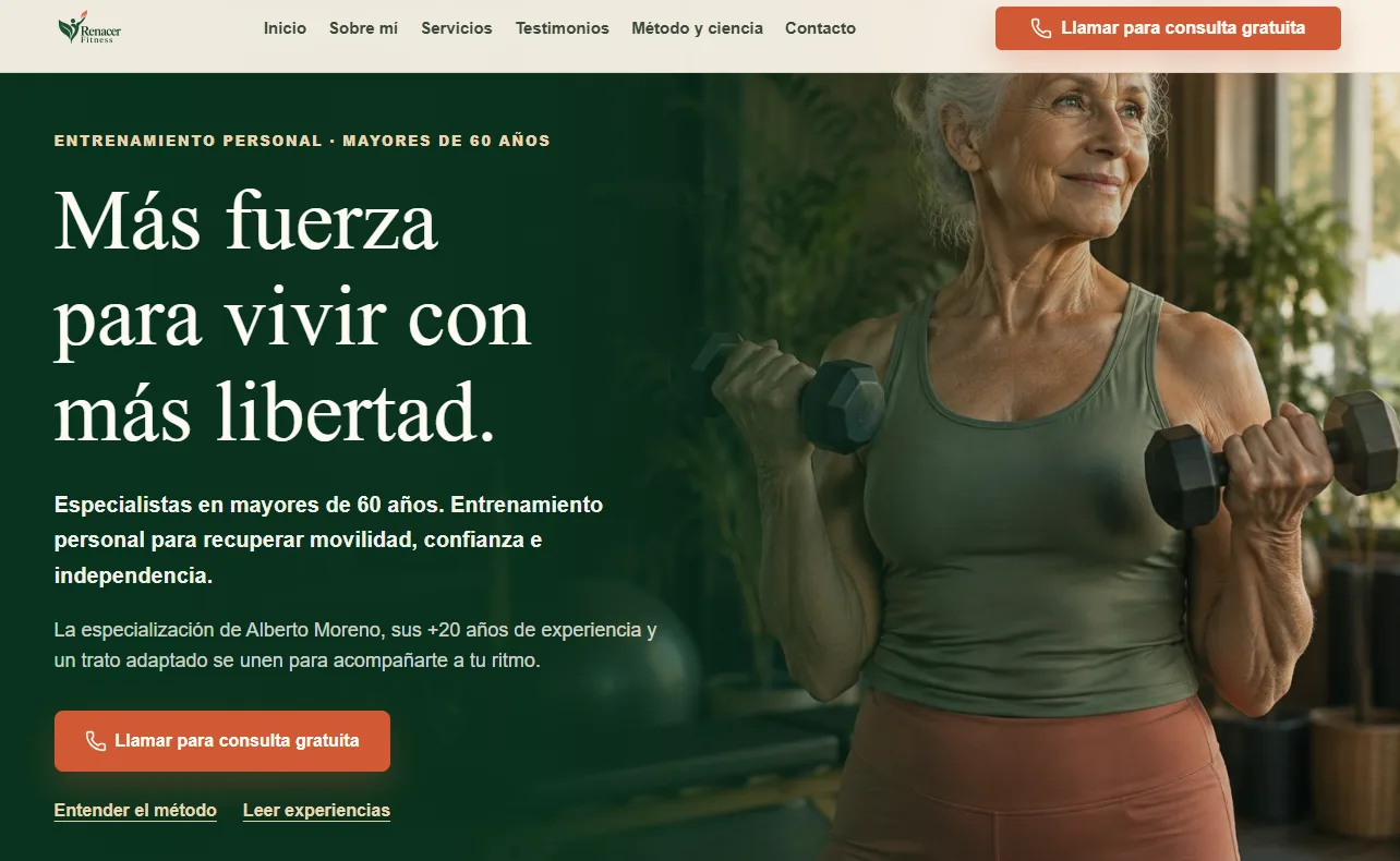 Renacer Fitness — Después